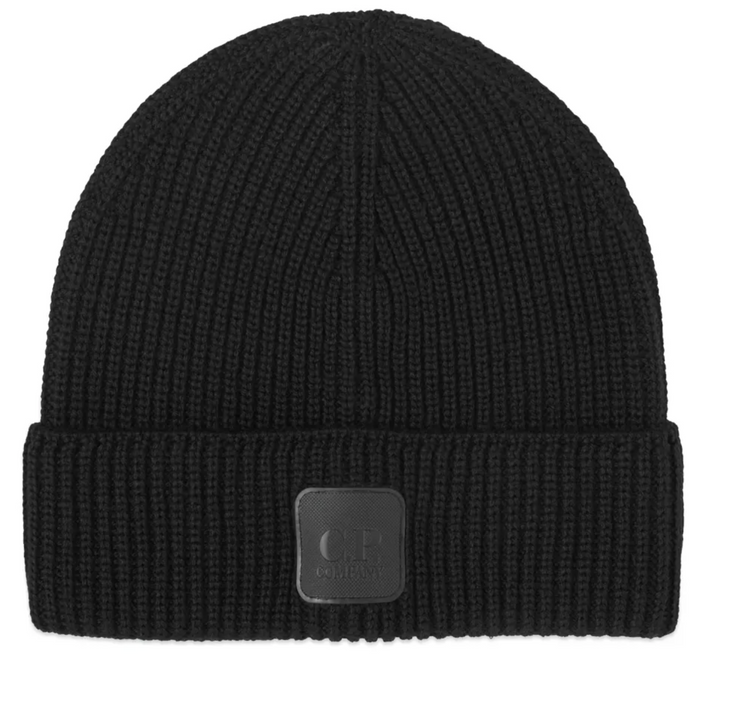 Merino Wool Logo Beanie