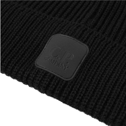 Merino Wool Logo Beanie