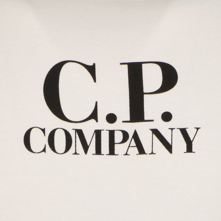 C.P. Company Junior Mixed Logo Print Hoodie - Casual Basement