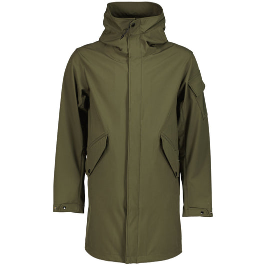 C.P. Soft Shell Long Hooded Parka - Casual Basement