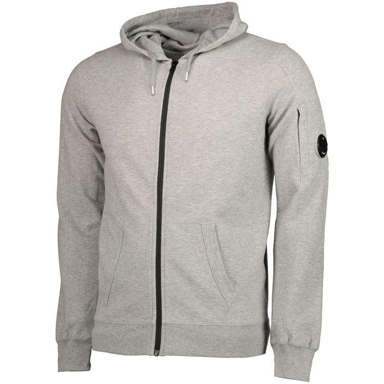 Junior Light Fleece Zip Lens Hoodie - Casual Basement