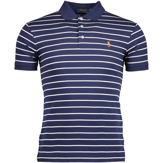 Ralph Lauren | Classic Striped Logo Polo Shirt - French Navy