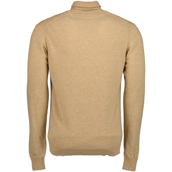 Belstaff | Engineered Roll Neck Jumper - Beige Melange