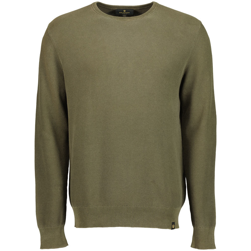 Belstaff | Pigment Dye Crew Neck Jumper - Sage Green