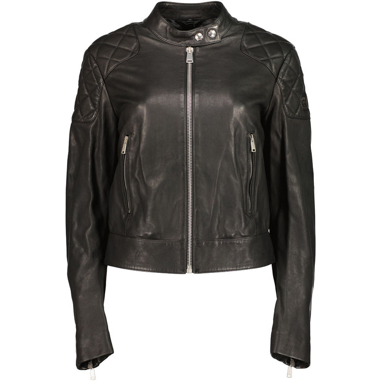 Ladies Belhaven Leather Jacket - Casual Basement