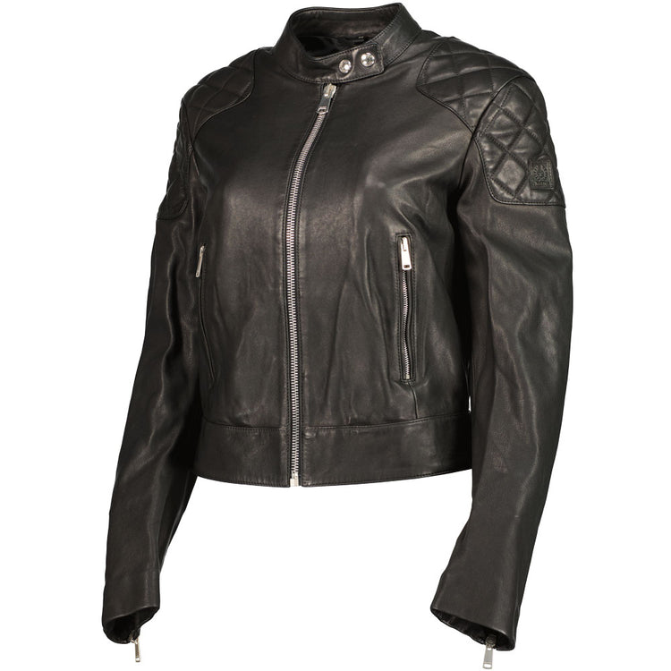 Ladies Belhaven Leather Jacket - Casual Basement