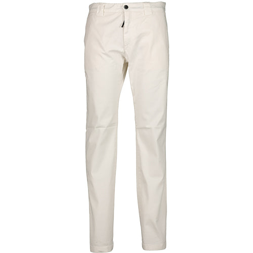 C.P. Company | Regular Fit Stretch Gabardine Pants - Gauze White